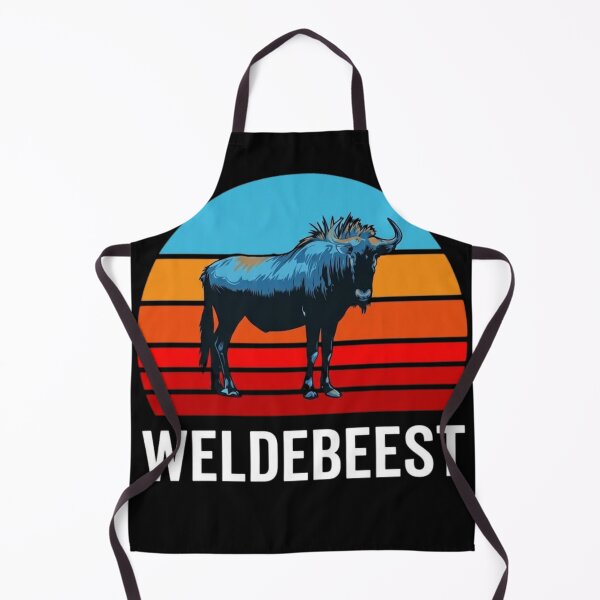 Item preview, Weldebeest Retro Sunset Wildebeest African Safari Wildlife designed and sold by haitrieuic96.
