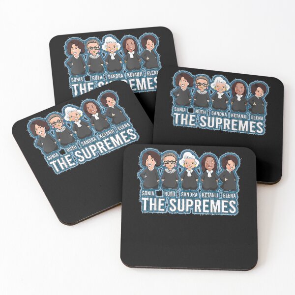 Item preview, Five Female Justices Chibi Cartoon Denim designed and sold by merchingo97.