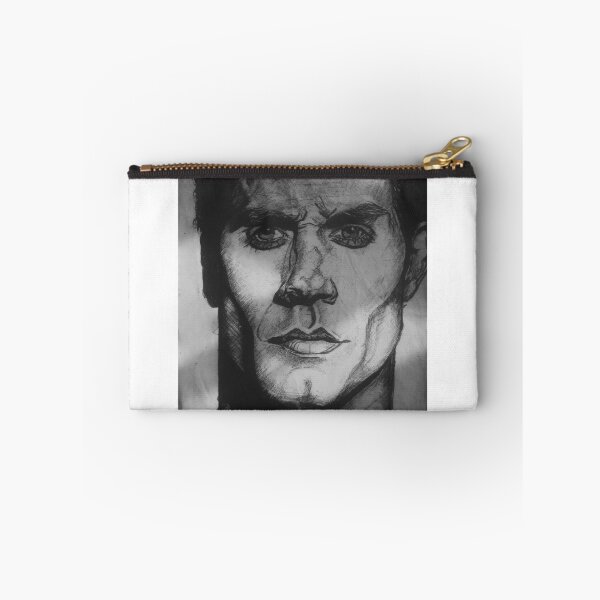 Aperçu de l'œuvre Portrait à l'encre de Henry Cavill, l'Homme d'acier créée et vendue par InkcredibleNG.