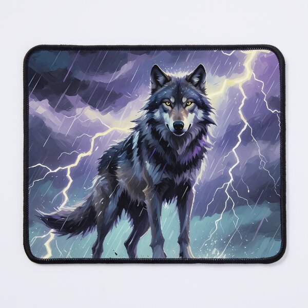 Item preview, Storm Wolf Lightning designed and sold by RkskArt.