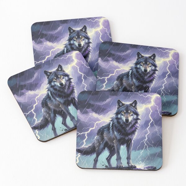 Item preview, Storm Wolf Lightning designed and sold by RkskArt.