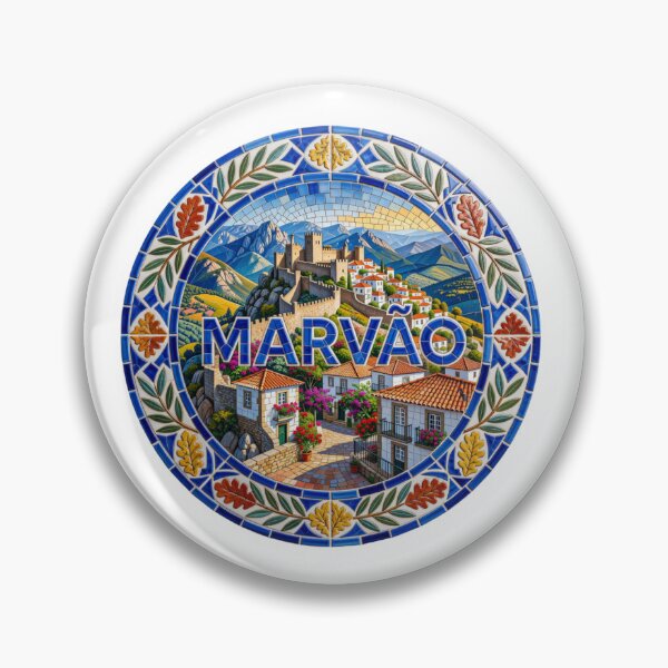 Item preview, Marvao Hilltop Mosaic Travel Sticker Summer Souvenir designed and sold by Imaginarium of Chaos falcon88 .