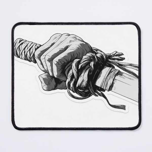 Item preview, Samurai Katana Grip Sketch designed and sold by ZenOtaku Lab.