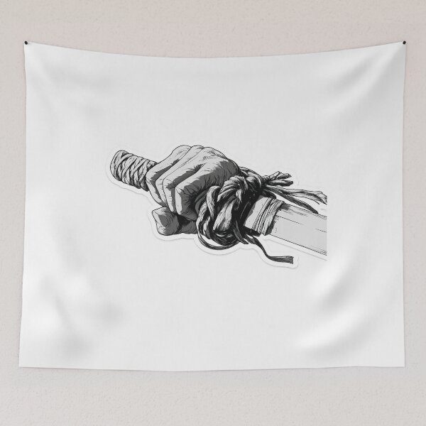 Item preview, Samurai Katana Grip Sketch designed and sold by ZenOtaku Lab.