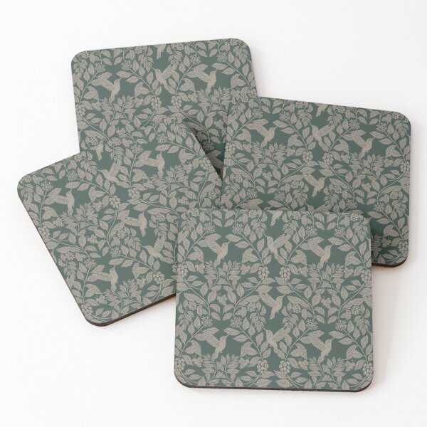 Item preview, Medium Coffee plants, coffee garden, hummingbird and bees, coffee arabica  designed and sold by DColourMuse.