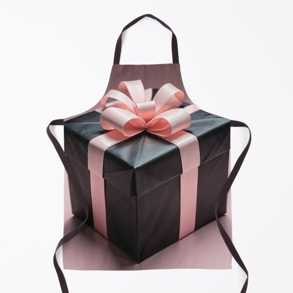 Item preview, Matte Black & Soft Pink Gift Box – Modern Aesthetic Art designed and sold by TrezeTreze.