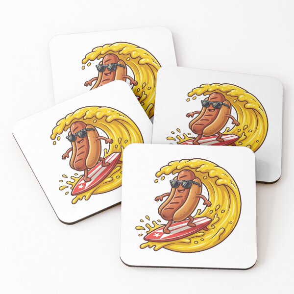 Item preview, Hotdog Surfing on Mustard Wave designed and sold by YNAMREG.