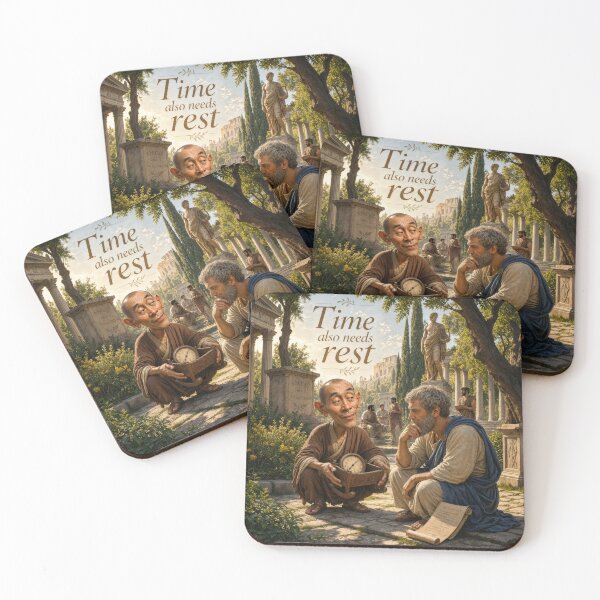 Item preview, Time Also Needs Rest Philosophy Gifts designed and sold by The Brother Wu Collection.