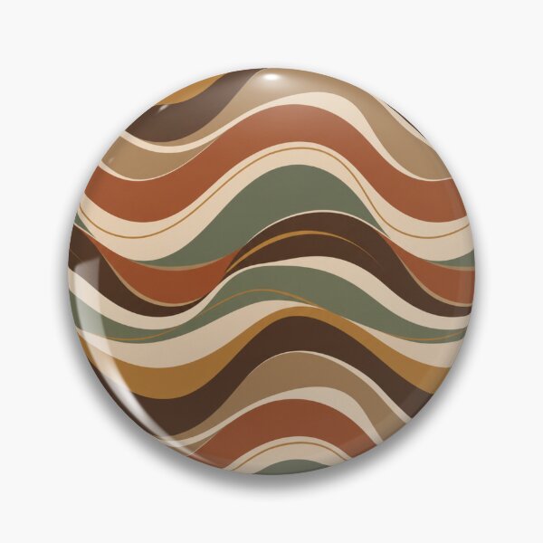 Item preview, Retro 70s Abstract Wave Seamless Pattern designed and sold by Kooyana04.