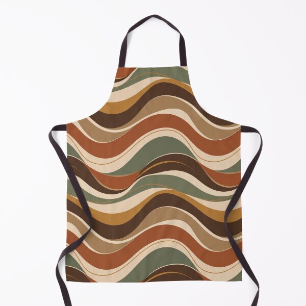 Item preview, Retro 70s Abstract Wave Seamless Pattern designed and sold by Kooyana04.