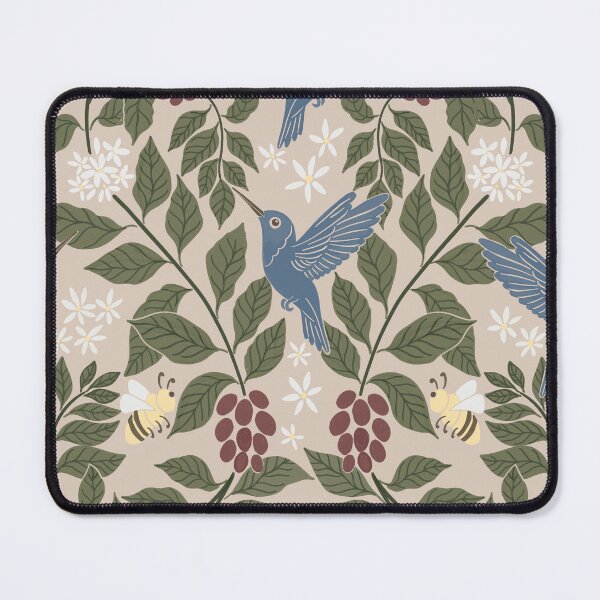 Item preview, Coffee plants, coffee garden, hummingbird and bees, coffee arabica designed and sold by DColourMuse.