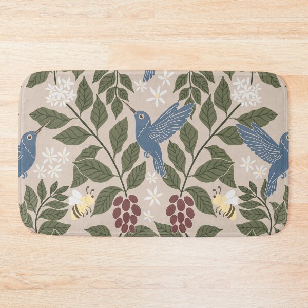Item preview, Coffee plants, coffee garden, hummingbird and bees, coffee arabica  designed and sold by DColourMuse.