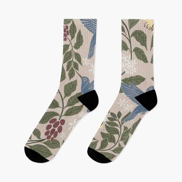 Item preview, Coffee plants, coffee garden, hummingbird and bees, coffee arabica  designed and sold by DColourMuse.