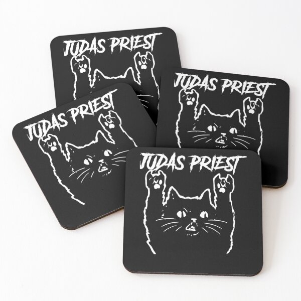 Item preview, Angry Black Cat Making Metal Horns Gesture designed and sold by ziekenlogox.