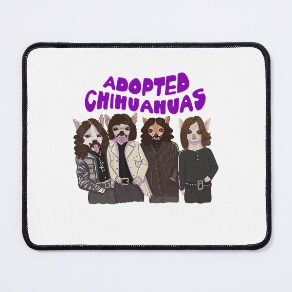 Item preview, Adopted Chihuahuas Four Band Members Portrait designed and sold by ziekenlogox.