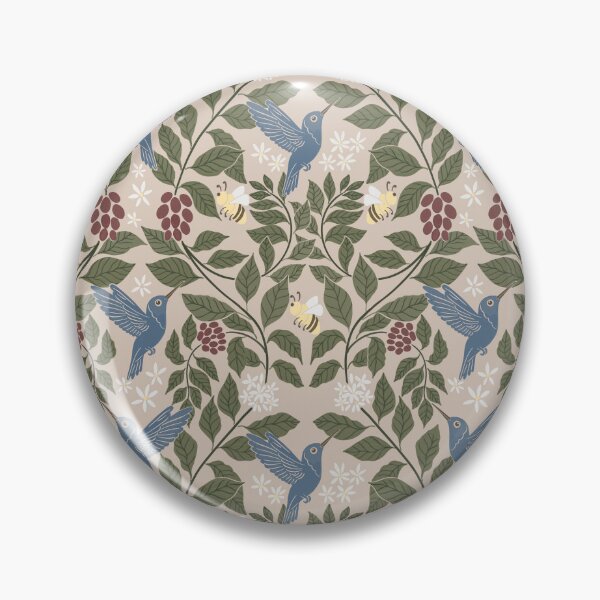 Item preview, Medium Coffee plants, coffee garden, hummingbird and bees, coffee arabica  designed and sold by DColourMuse.