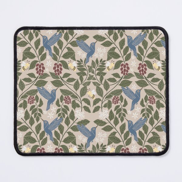 Item preview, Medium Coffee plants, coffee garden, hummingbird and bees, coffee arabica  designed and sold by DColourMuse.