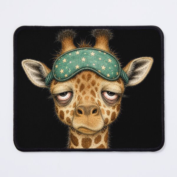 Item preview, Sleepy Giraffe with Sleep Mask designed and sold by Sed94.