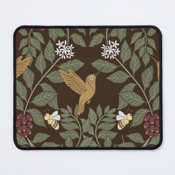 Item preview, Coffee plants, coffee garden, hummingbird and bees, coffee arabica designed and sold by DColourMuse.