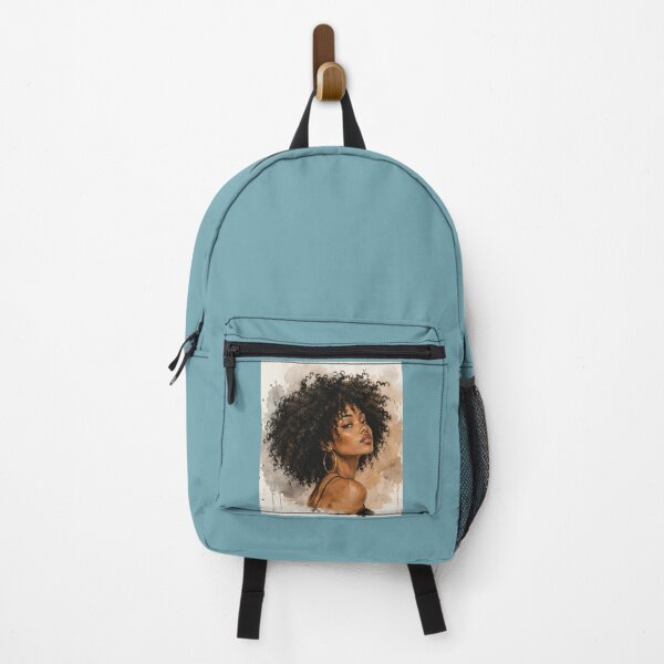 Item preview, Natural Beauty – Curly Afro Portrait designed and sold by Reelsetdessins.