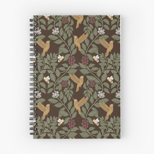 Item preview, Medium Coffee plants, coffee garden, hummingbird and bees, coffee arabica  designed and sold by DColourMuse.