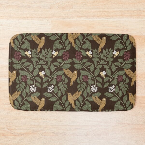 Item preview, Medium Coffee plants, coffee garden, hummingbird and bees, coffee arabica  designed and sold by DColourMuse.