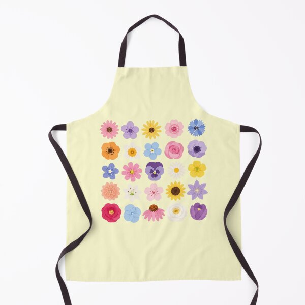 Item preview, Wildflower Garden Floral Pattern Grid designed and sold by Cerys-GS.