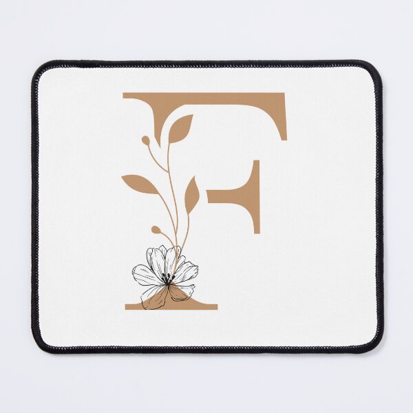Item preview, Floral Monogram Letter F Sticker | Elegant Botanical Initial F designed and sold by Mia-sanocean.