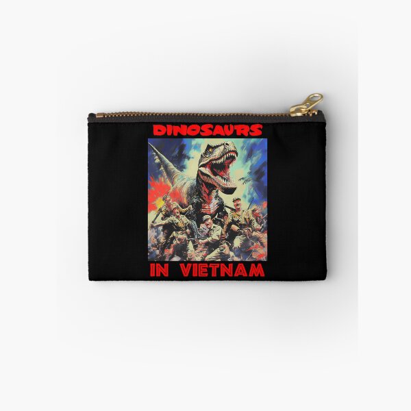 Item preview, T Rex Dinosaur Attack Vietnam War Soldiers designed and sold by quinnifier.