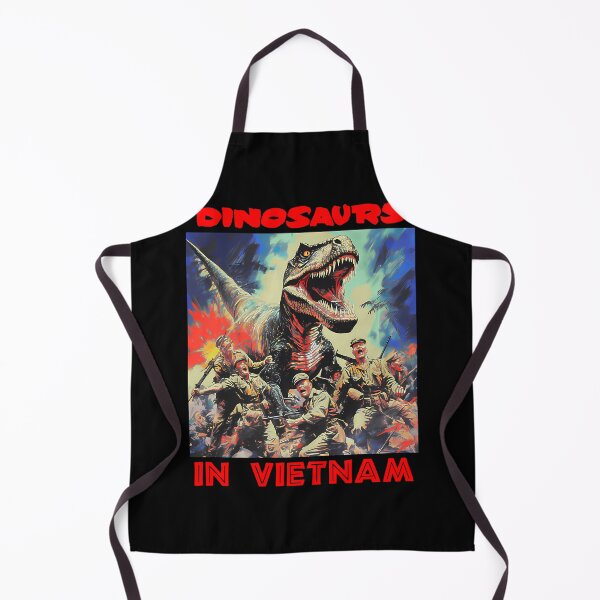 Item preview, T Rex Dinosaur Attack Vietnam War Soldiers designed and sold by quinnifier.