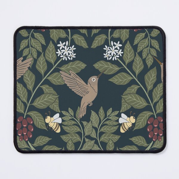 Item preview, Coffee plants, coffee garden, hummingbird and bees, coffee arabica designed and sold by DColourMuse.