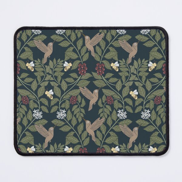 Item preview, Medium Coffee plants, coffee garden, hummingbird and bees, coffee arabica designed and sold by DColourMuse.