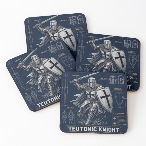 Item preview, Teutonic Knight Blueprint Warrior Art designed and sold by SunnyDesign82.