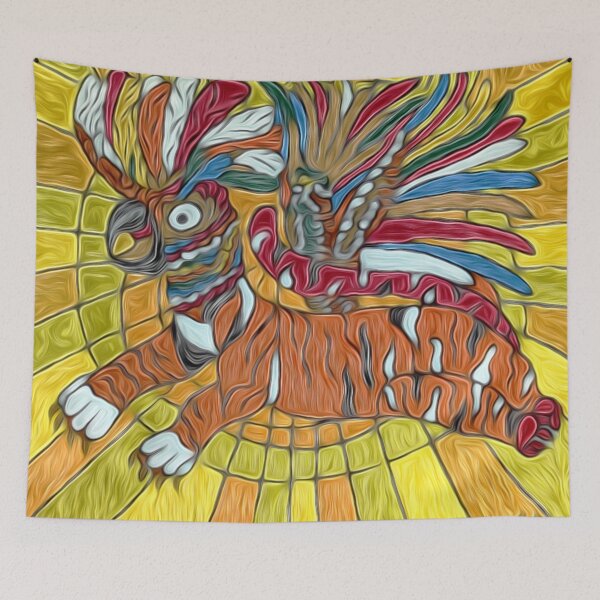 Item preview, Brave Parrot designed and sold by Gluecknika.
