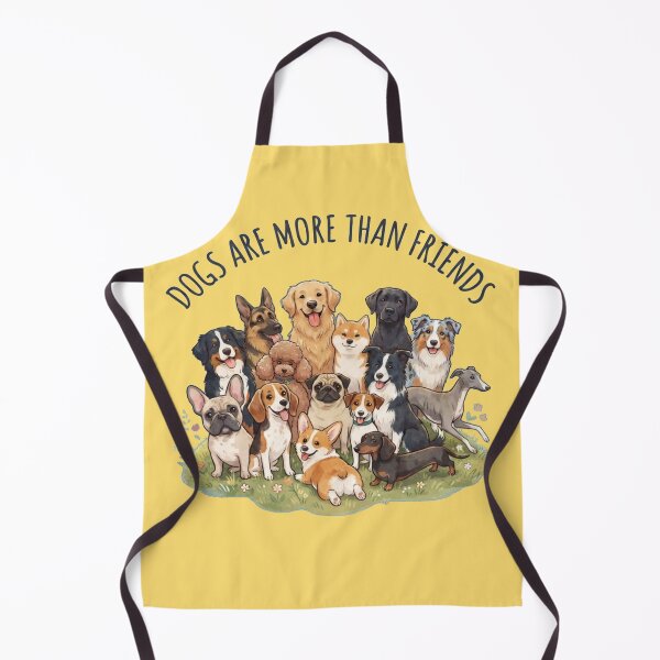 Item preview, Dogs Are More Than Friends - Cute Dog Breeds Illustration designed and sold by Evelashop.