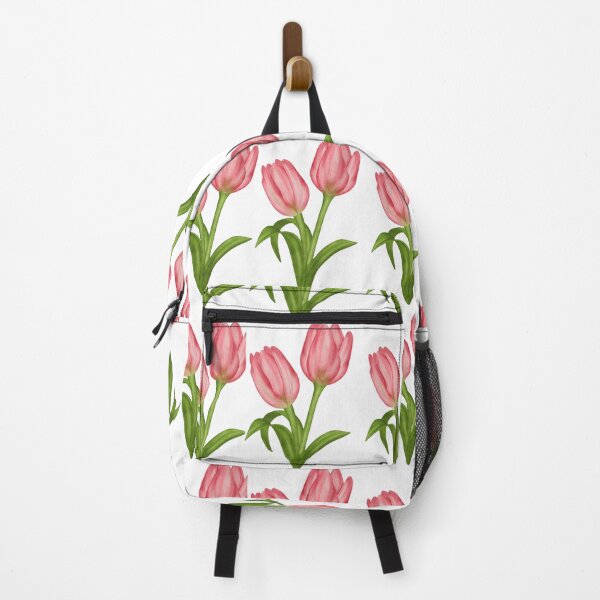 Item preview, Romantic Pink Tulips - Minimalist Floral Pattern designed and sold by Jyoti-Quotes.