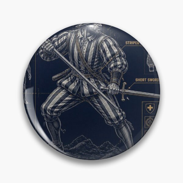 Item preview, Swiss Reislaufer Blueprint Warrior Art designed and sold by SunnyDesign82.