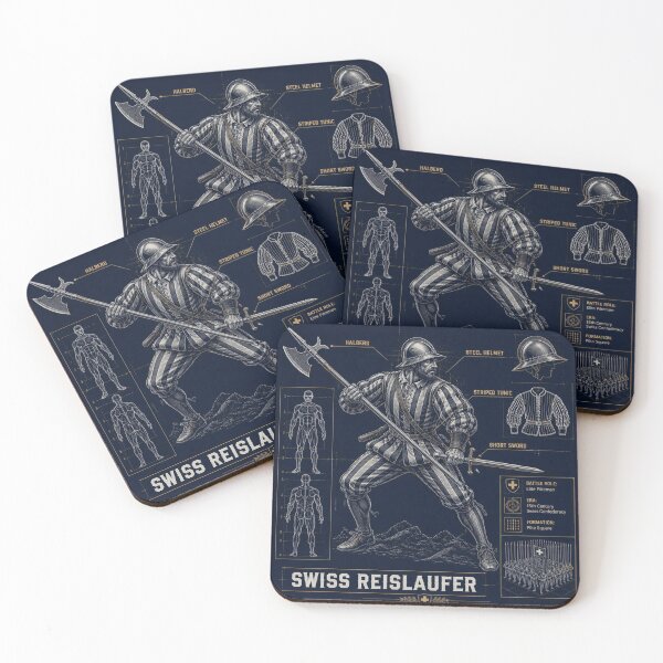 Item preview, Swiss Reislaufer Blueprint Warrior Art designed and sold by SunnyDesign82.