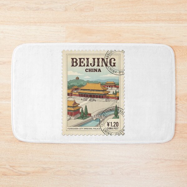 Item preview, Vintage Beijing China Forbidden City Travel Stamp designed and sold by k3rstman1.