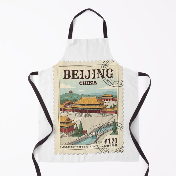 Item preview, Vintage Beijing China Forbidden City Travel Stamp designed and sold by k3rstman1.