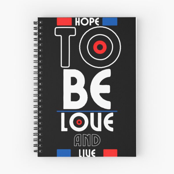 Item preview, Hope To Be Loved Inspirational Typography Design designed and sold by PaperCrafte.