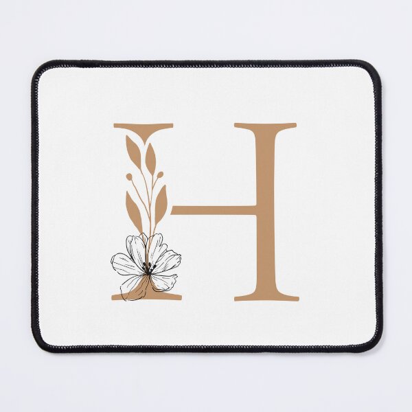 Item preview, Floral Monogram Letter H Sticker | Elegant Botanical Initial H designed and sold by Mia-sanocean.