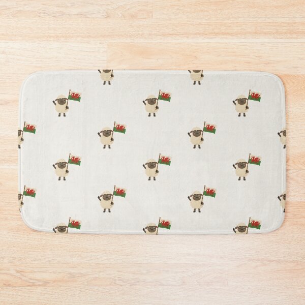 Item preview, Cute Welsh Sheep Holding Flag of Wales designed and sold by Cerys-GS.