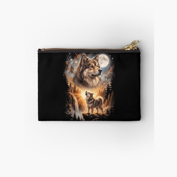 Item preview, Finnish Lapphund Howling Moon Art Dog Mom Dad Lover designed and sold by dian-rody-crest.