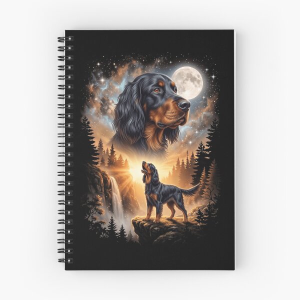 Item preview, Gordon Setter Howling Moon Art Dog Mom Dad Lover designed and sold by dian-rody-crest.