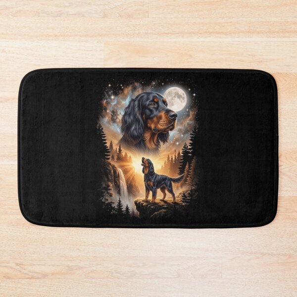 Item preview, Gordon Setter Howling Moon Art Dog Mom Dad Lover designed and sold by dian-rody-crest.