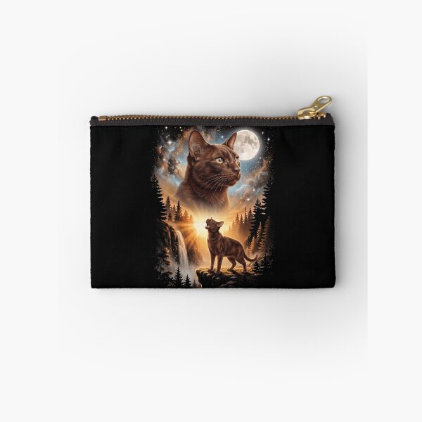 Item preview, Havana Brown Howling Moon Art Cat Mom Dad Lover designed and sold by dian-rody-crest.