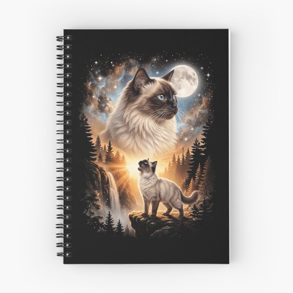 Item preview, Himalayan Howling Moon Art Cat Mom Dad Lover designed and sold by dian-rody-crest.