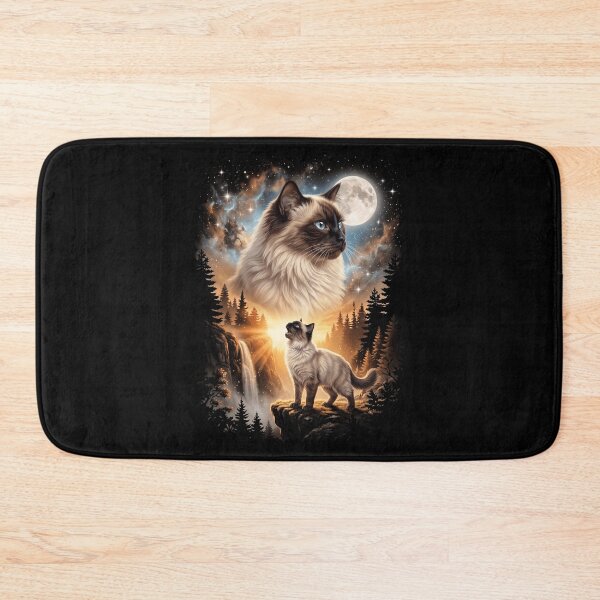 Item preview, Himalayan Howling Moon Art Cat Mom Dad Lover designed and sold by dian-rody-crest.