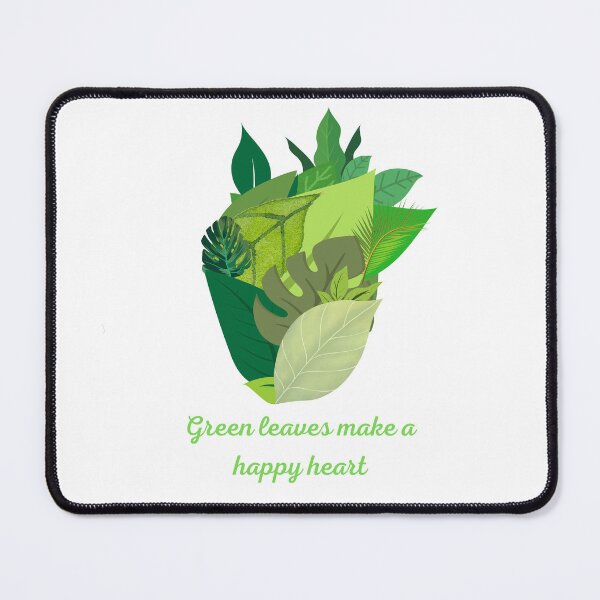 Item preview, Green leaves make a happy heart designed and sold by Narcissus6.